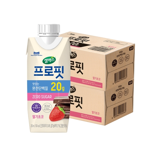 매일유업 셀렉스 프로핏 딸기 초코 250ml