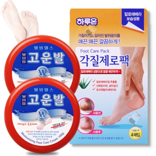 바이오메디코스 웰빙헬스 WHB 고운발 풋크림 100g