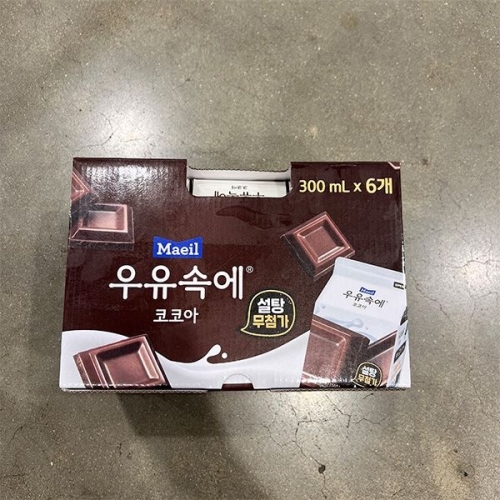 매일유업 우유 속에 코코아 설탕무첨가 300ml