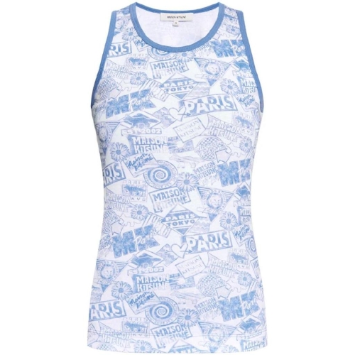 메종키츠네 서프 콜라주 탱크 탑 MW00115KJ0124 T 78015649