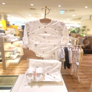 쇼콜라 타티네 타티네 3종구성세트 UOG레아배냇슈트+레아속싸개+덧신 TNOWNG011