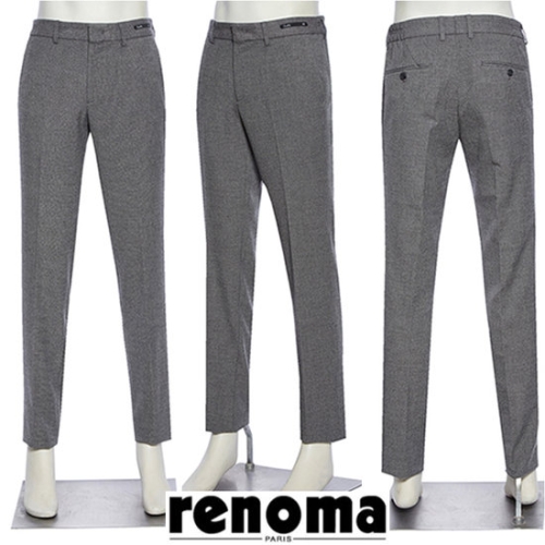 레노마 캐주얼 F/W 상품 구김없고 따뜻한 허리밴딩 전체스판 그레이바지 RQKPBP09A EK3653