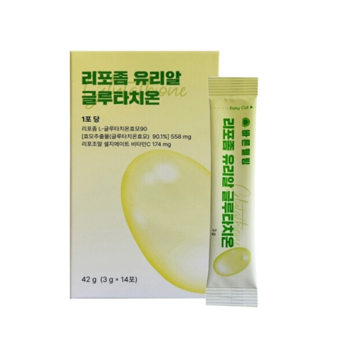 바른웰빙 리포좀 유리알 글루타치온 14포