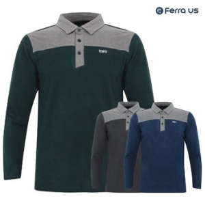 페라어스  TC 남성 골프 배색 스판 기모 카라티셔츠 GCTW4 WFJ8VOH