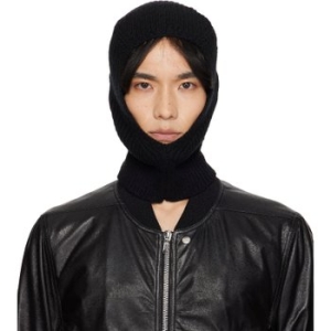 릭오웬스 남성 블랙 콘코르디안 스핑크스 스컬 발라클라바 252232M138006