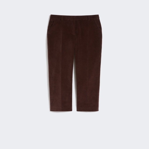 막스마라 코듀로이 팬츠 와인 리스 5136015206018