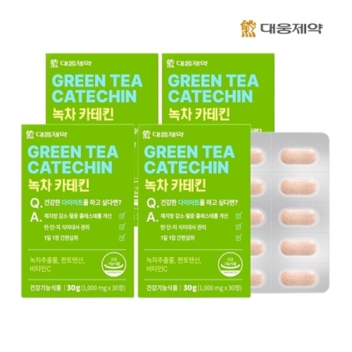 대웅제약 녹차 카테킨 1000mg 30정