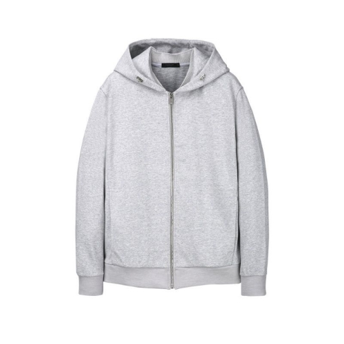 질스튜어트 뉴욕 맨 SET UP 라이트그레이 베이직 스웻 셋업 후드집업 JNTS5C103G1