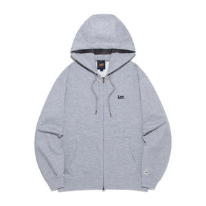 LEE 스몰 트위치로고 후드집업 그레이 LE2503HZ01GR