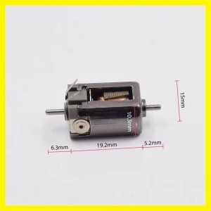 마이크로  미니 전기 모터 DC 6V-12V 26800RPM 고속 1.5mm 듀얼 샤프트 HO 슬롯 자동차 레일