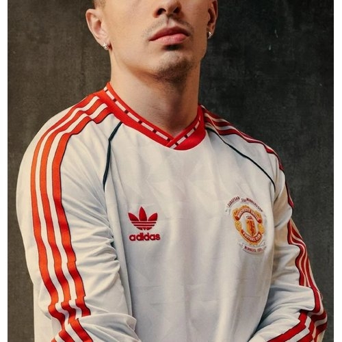 아디다스  맨체스터 유나이티드 맨유 91 어웨이 긴팔 저지 유니폼 JF0375