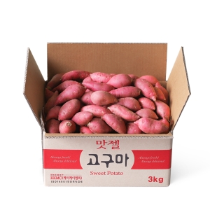 맛젤  고구마 고구마 햇고구마 밤고구마 한입사이즈 3kg 수확