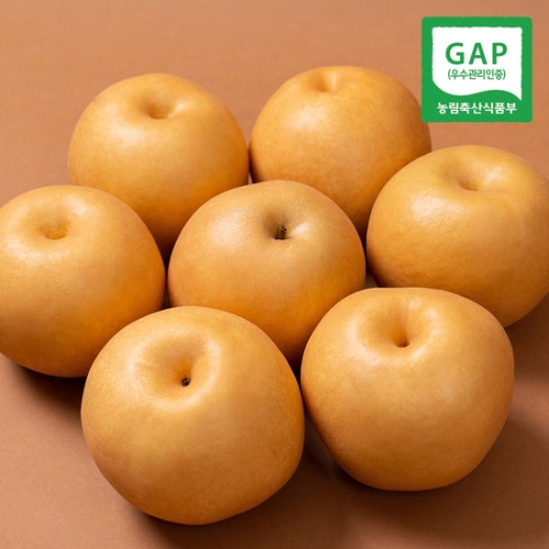 농부들의수확 GAP인증 25년 나주 햇배 가정용 5kg 5-7과
