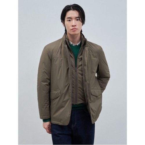 빈폴 화섬 하이브리드 재킷 카키_BC4X11C18H