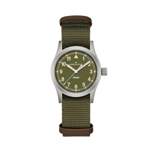 해밀턴 남성 카키필드 쿼츠_H69301960