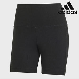아디다스 여성용 반바지 /J6JJ1231 / W LNG RIB BIKER 우먼스 올 시즌 립 하이웨이스트 바이크 쇼츠