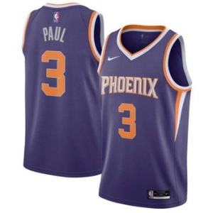 나이키  맨즈 and 우먼 크리스 폴 퍼플 피닉스 선즈 2020/21 스윙맨 저지 아이콘 에디션 108300