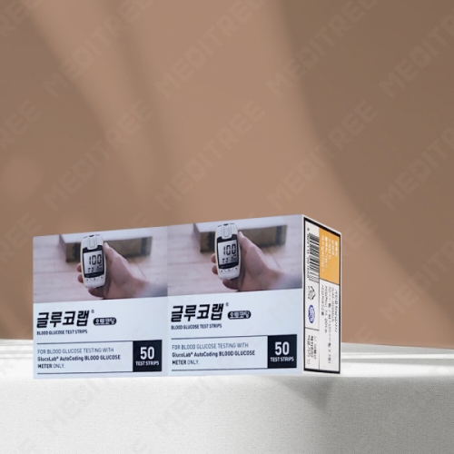 오상헬스케어 글루코랩 혈당시험지