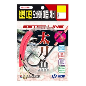 해동  HDF 텐빈 다단 오바마 매듭 채비 HA-2100 갈치낚시바늘