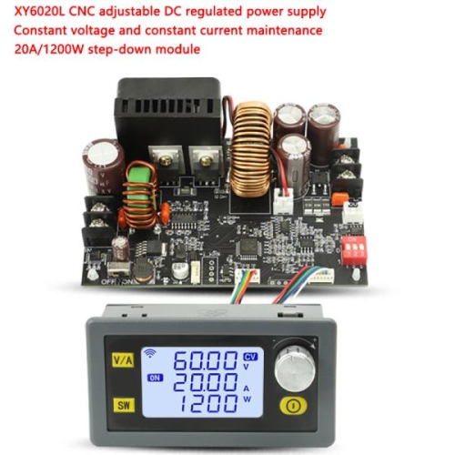 CNC  전압 조정기 전원 XY6020L-fuente 1200W DC 조정 가능 안정화 20A 정전압 감속기 모듈 정전류