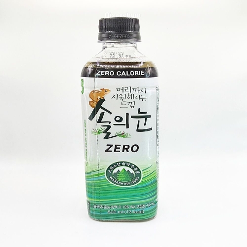 롯데칠성음료 솔의눈 제로 500ml