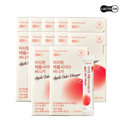 서울약사신협 락토온 이지핏 애플사이다비니거 3g 20포