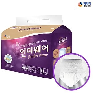 상아제약 케어미 언더웨어 특대형 10개