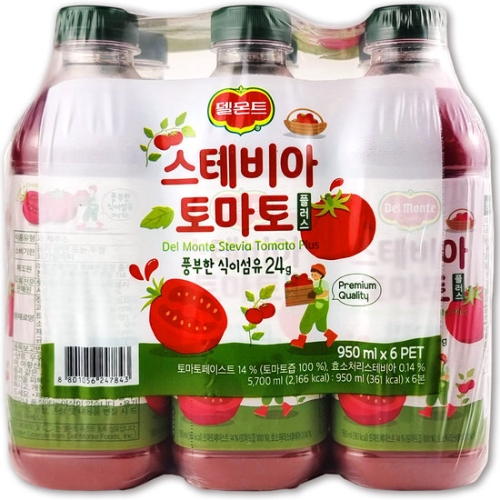 델몬트 스테비아 토마토 주스 950ml