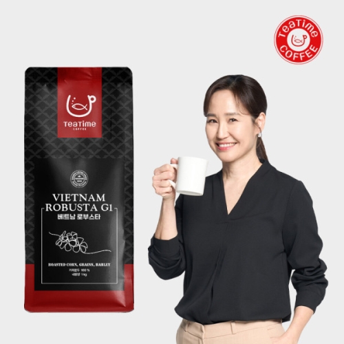 티타임커피  베트남 로부스타 G1 미디엄로스트 1kg