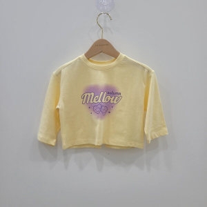 스타일노리터 멜로우 7부 크롭 티셔츠 SNSCE31PT01_IC