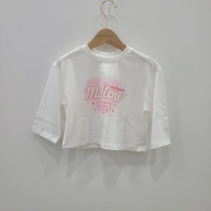 스타일노리터 멜로우 7부 크롭 티셔츠 SNSCE31PT001_IC