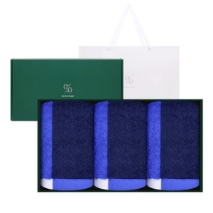 송월타월  미니바스타올 1퍼센테이지 40수 250g 3P 선물세트