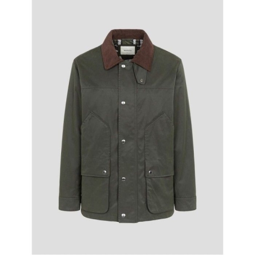 빈폴 멘 넥배색 필드 재킷 카키_BC5837C03H