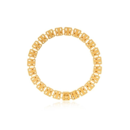 발렌시아가  로고 플라크 네크리스 838077TZZBG 0705 T