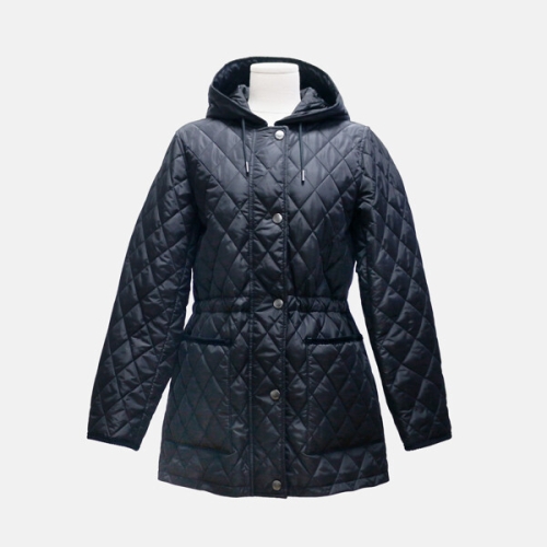 버버리 여성 스트링 후디드 퀼팅재킷 811053116