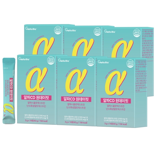 헬로바이오 알파CD 원데이핏 14포