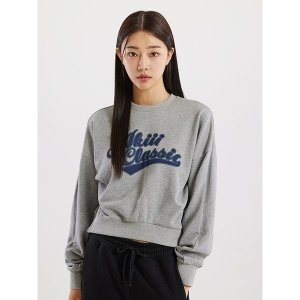 아키클래식  브랜드관 언택트V2 사이드 지퍼 세미 크롭 맨투맨 WOMEN AKAMFW20107000