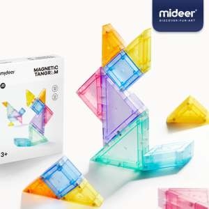 Mideer 3D 자석 입체 칠교 MD4281 / 유아 어린이 창의 놀이 교구 / 학습 교구 / 수업 교구 1개