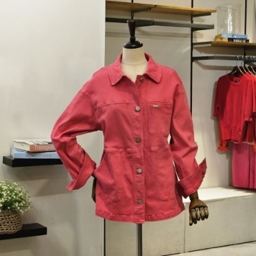 반에이크 컬러 데님 점퍼 VB4XJKMD06Z