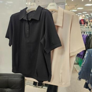 파크랜드 프렐린 HC25 단정한 반팔 소매RBB252580 39185929 블랙 아이보리 55 66 77