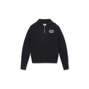 왁 WAAC 골프 WWWAW24808BKX Women Cape Collar Half Zip Sweater