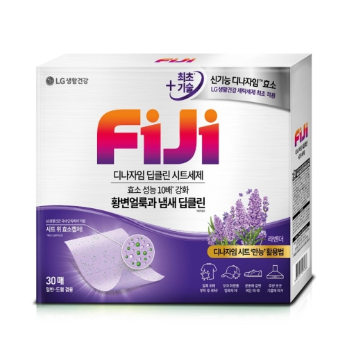 피지(FIJI) 디나자임 딥클린 시트세제 라벤더 30매