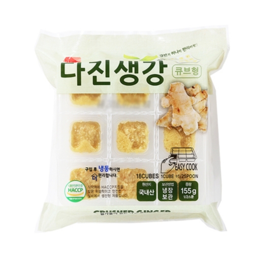 가나유통  큐브형 다진 생강 155g