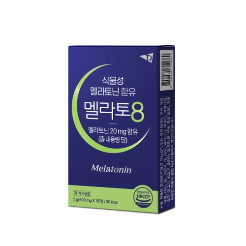 한풍네이처팜 식물성 멜라토닌 함유 멜라토8 10정