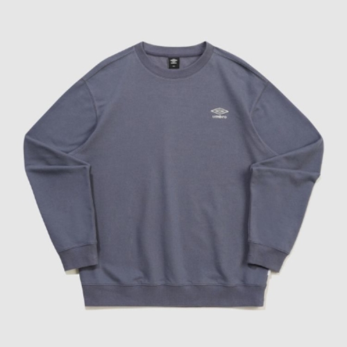 엄브로  에센셜 스몰로고 맨투맨 나이트새도우 블루 UQ323CFS93DLV