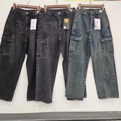 리트머스 HC26 브러쉬 카고 와이드데님 LQ5DU537