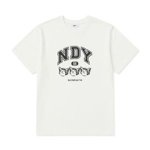 널디 NERDY 트리플 네로 반팔 티셔츠 크림 PNEF25ST0702 355151