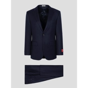 로가디스 REDA 울 캐시미어 솔리드 레귤러 핏 수트 세트 네이비 PS00135781R