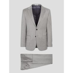 로가디스 REDA 브러쉬드 울 솔리드 레귤러 핏 수트 세트 베이지 PS00135719A