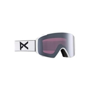 아논  M4S 고글 원통형 보너스 렌즈 MFI 페이스 마스크 프레임 화이트 Perceive Sunny Onyx-56